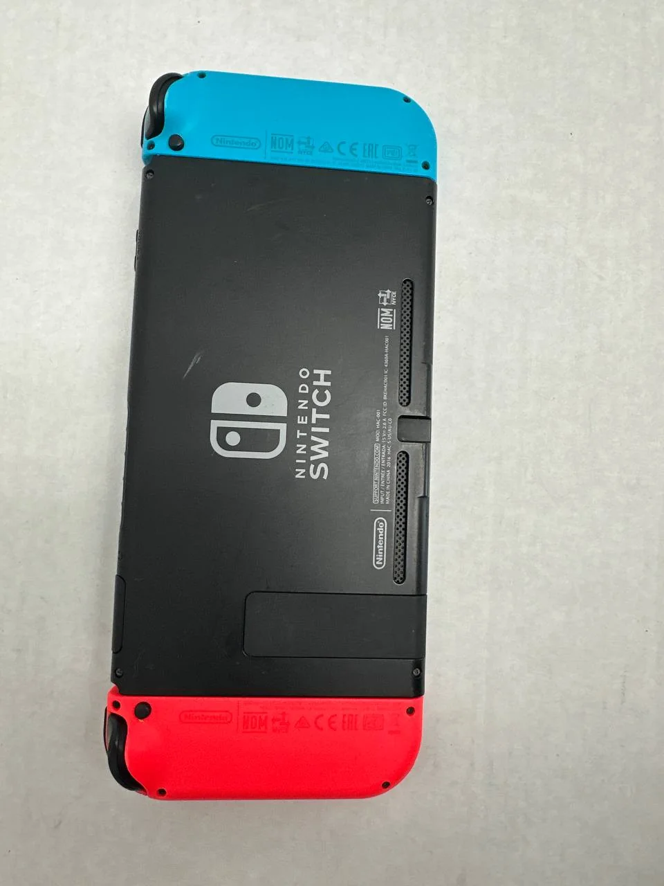 Nintendo Switch Console Bundle - Neon Blue/Red Joy-Con with OEM Dock & Accessories
